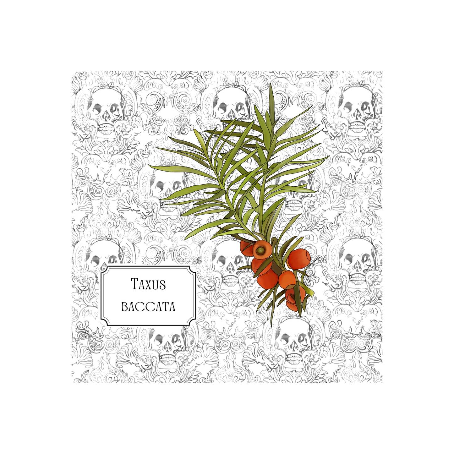 Poisonous Plants Greetings Card